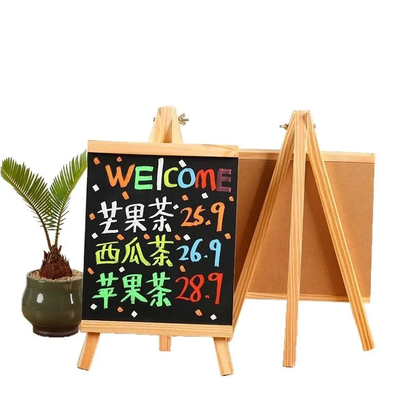 Stall Small Blackboard Fluorescent Board Milk Tea Coffee Shop Bar Bar Decoration Price Logo Advertising Display Board