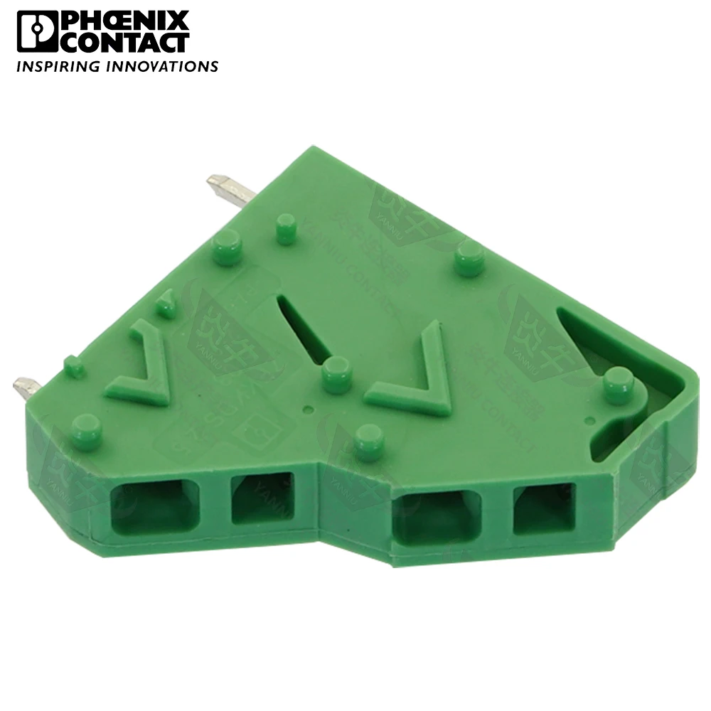 5.08mm Original Genuine Phoenix Contact Connector PCB Pull-back Spring Terminal Block 2 Pin ZFKKDSA 2.5 6.08 R 1905036 17.5A