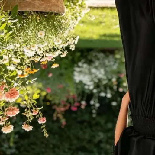 

Elegant Crew Neck Smocked Waist Long Dresses Woman Spring Solid Pocket Casual Party Dress Summer Short Sleeve Holiday Maxi Dress