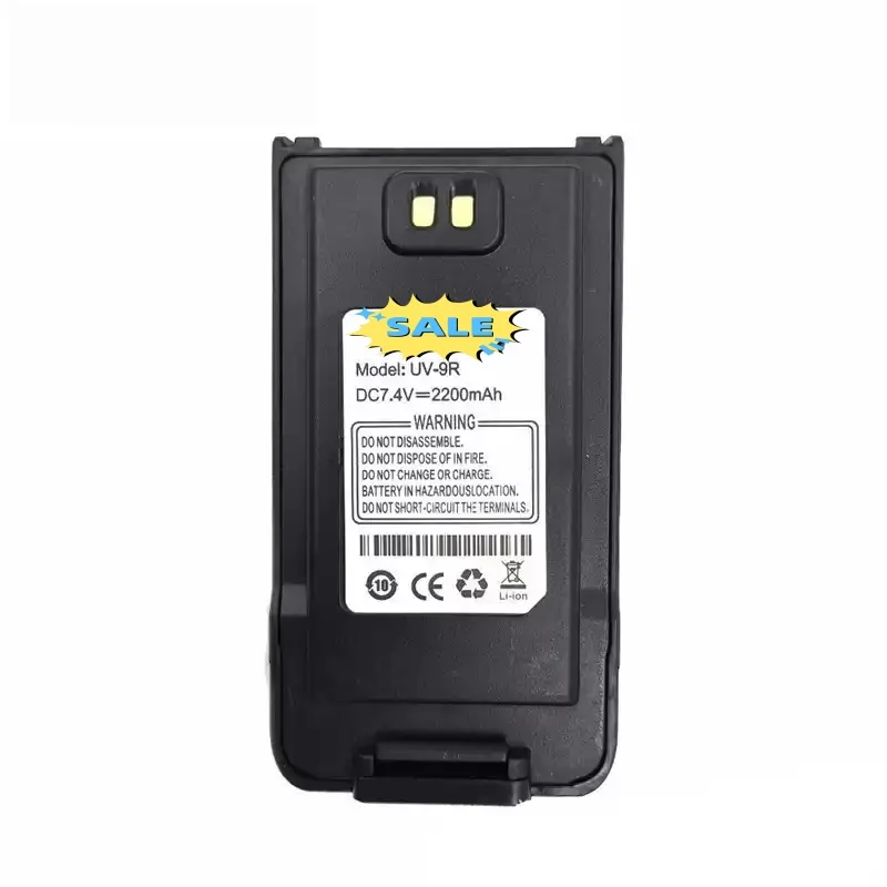 UV-9R PLUS Li-ion Battery 2800/4800/5800mAh Type-C Enlarge Battery BL-9 for Baofeng UV-9R GMRS-9R BF-T57 Radios Accessory