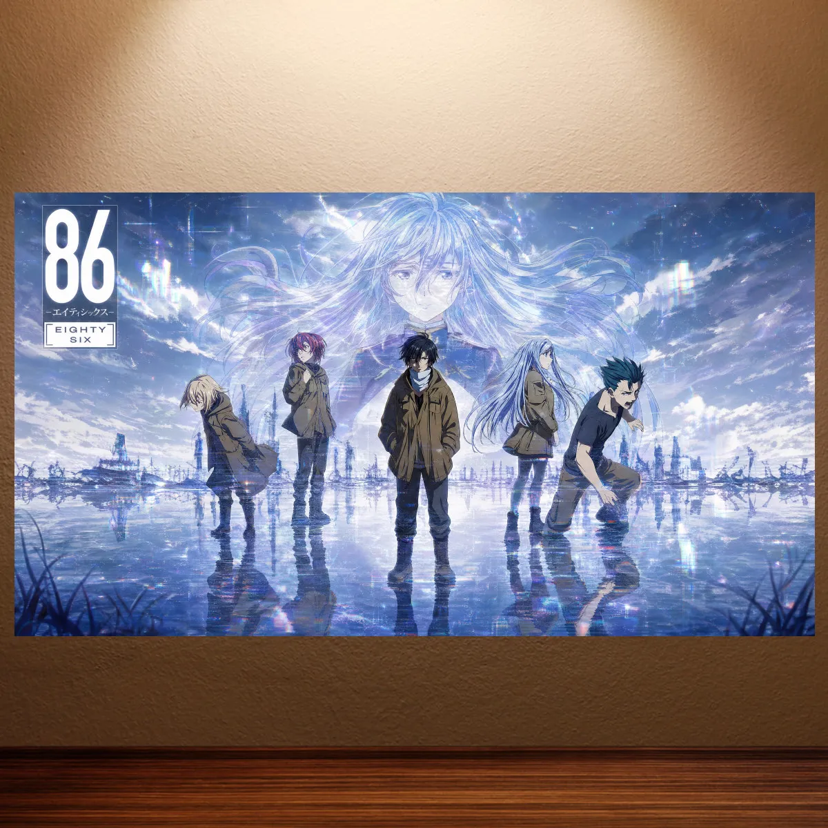 86 Eighty Six Anime Canvas Wall Poster Japanese Manga Character Print Wall Painting for Otaku Bedroom Gaming Room wall Decor