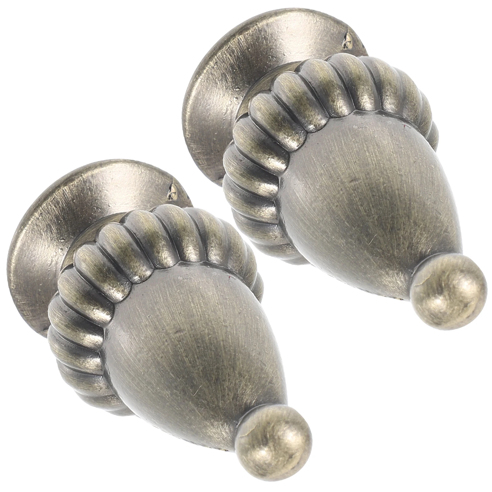 

2pcs Zinc Alloy Lamp Finials Caps Knobs Light Shade Decoration Smooth Surface Home Restaurant Elegance Accessories Solid