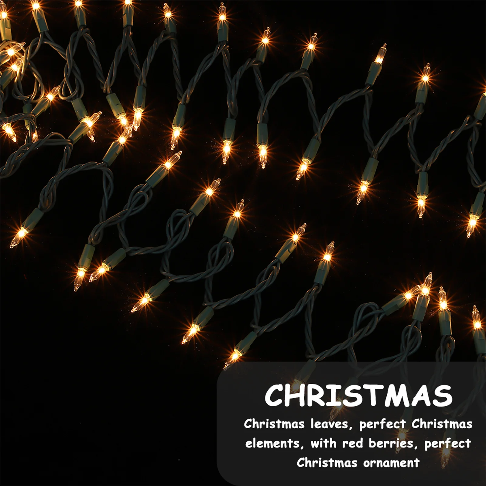 

White Cone Bulbs 7m Outdoor String Lights Christmas Tree Decorative Holiday Fairy Lights for Home Party