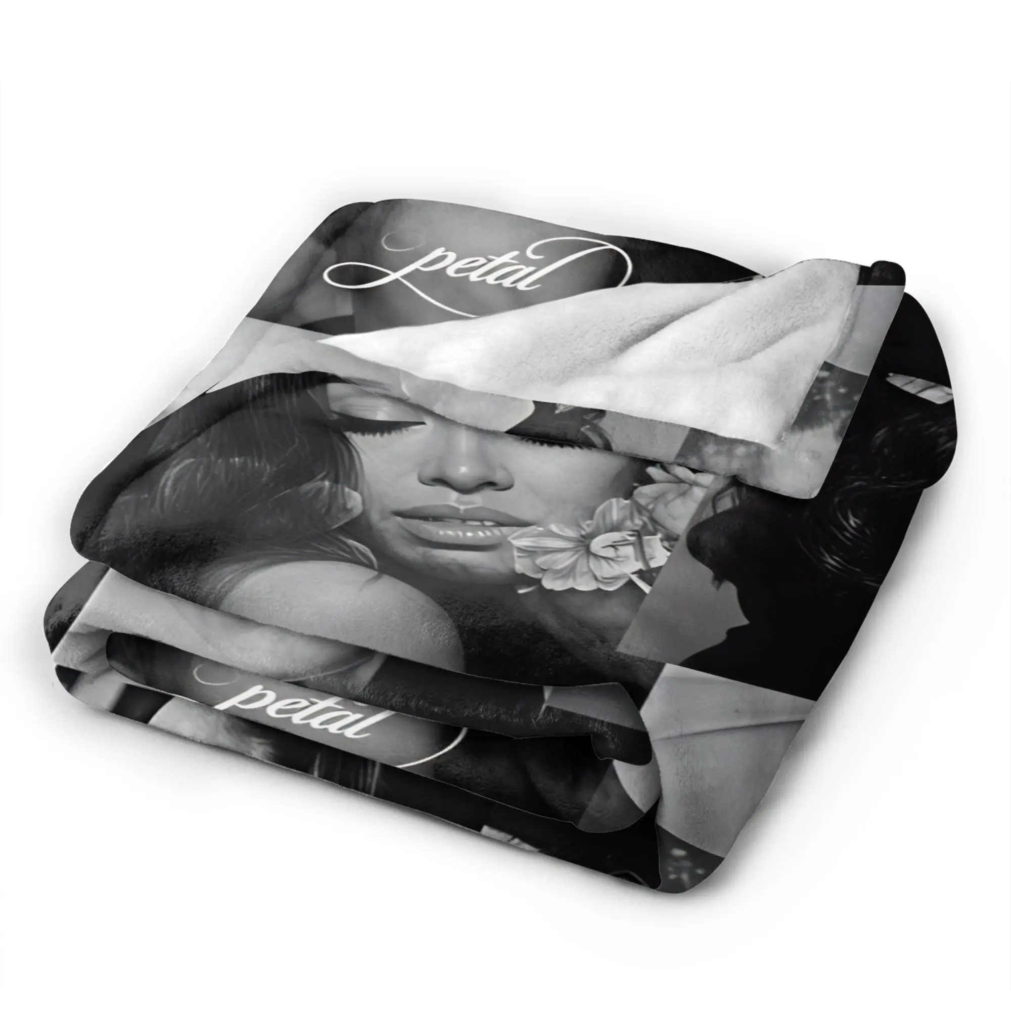Arianas Grande  Throw Blanket Warm Soft Graphic Blanket New Album Petal 2026 For Outdoor Travel Flannel Bedspread Bed Cover