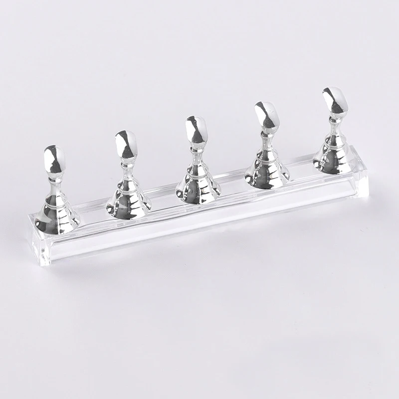 5/30 teile/satz Magnetische Nagel Halter Falsche Nagel Spitze Praxis Stehen Kristall Basis Halter Nail art Display Für kunst Salon DIY & Praxis – Detail 9