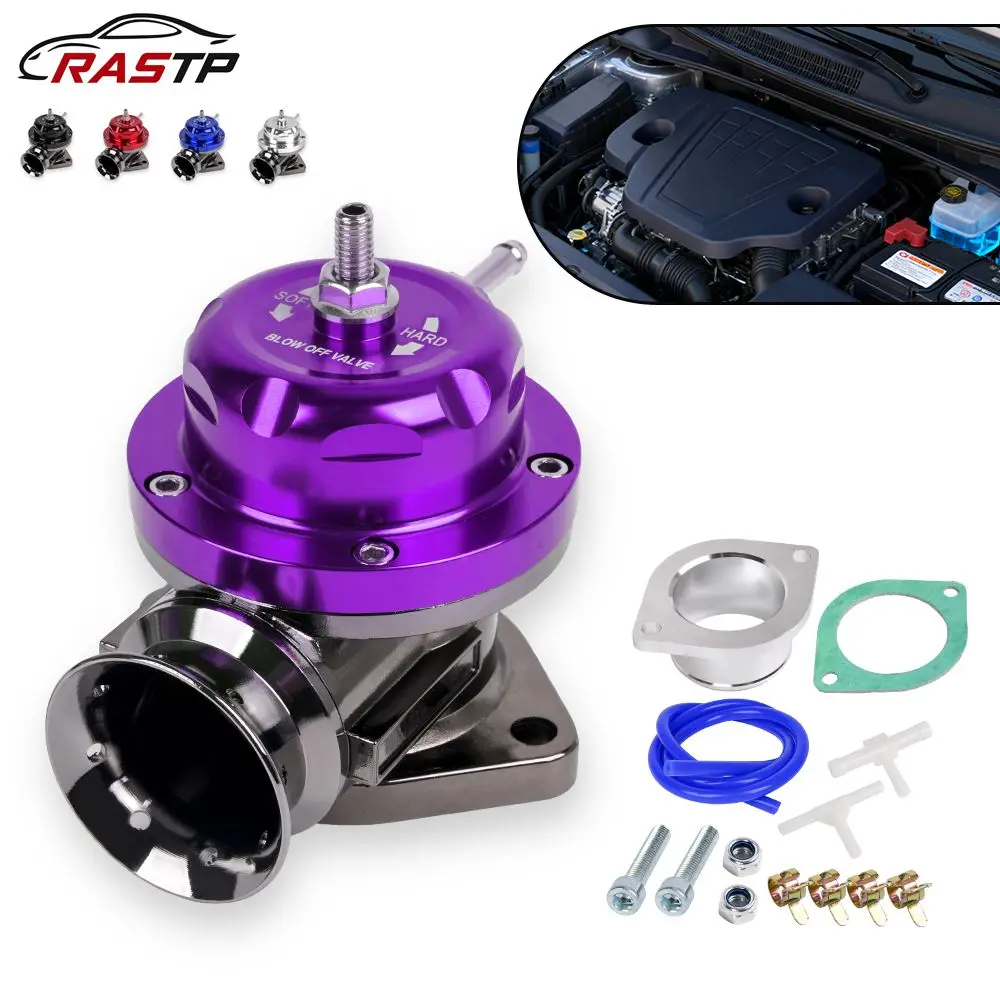 RASTP-BOV 25psi Turbo Relief Valve Kit Type-RS Aluminum Alloy Turbocharged Exhaust Valve Automotive Modification Parts BOV019