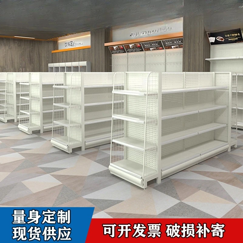 Heda supermarket shelf, convenience store, snack shelf, small store, commodity placement, supermarket shelf, double-sided multi