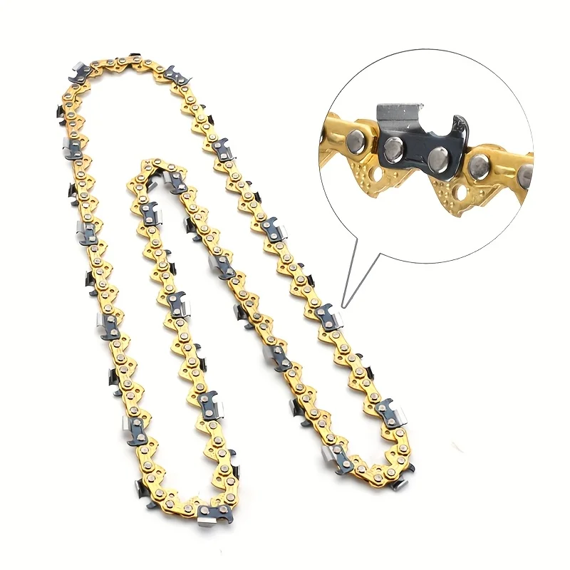 سلسلة محرك ذهبية 12 بوصة/16 بوصة 45DL/59DL معدنية متينة لأجزاء منشار السلسلة وملحقاتها ملحقات منشار السلسلة motosierra #2