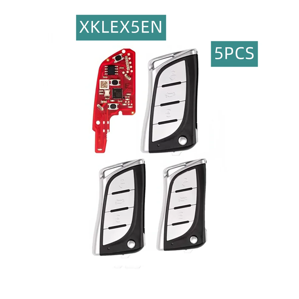 5pcs Xhorse XKLEX5EN 2nd Generation Wired Remote Key for Lexus Universal Remote Key English car key