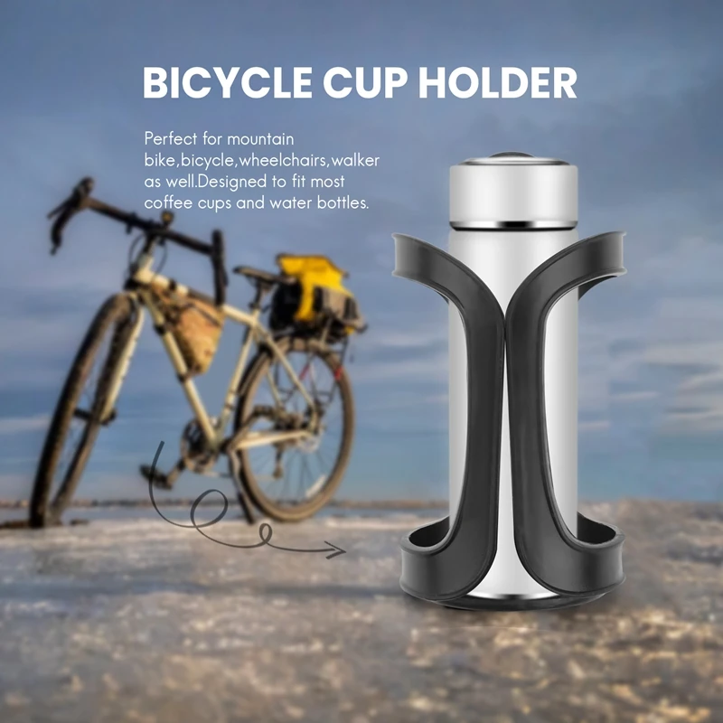 Bike Cup Holder Stroller Bottle Holders Universal 360 Degrees Rotation Antislip Cup Drink Holder For Baby Stroller Pushchair Bic