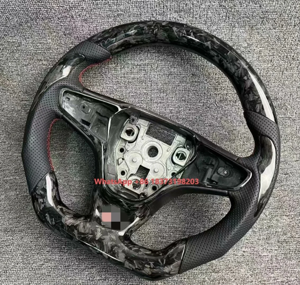 

Factory Wholesale Price High Quality Auto Leather Carbon Fiber Steering Wheel for Chevrolet Cruze Steering Wheel