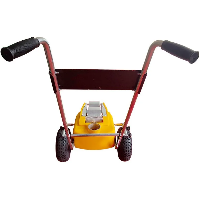 Push roller line drawing trolley special line drawing equipment for football field