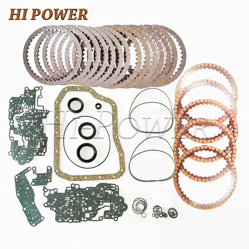 U660E Auto Transmission Clutch Overhaul Rebuild Kit Friction Steel Plate For TOYOTA 6 Speed Gearbox Disc Seal Repair Kit