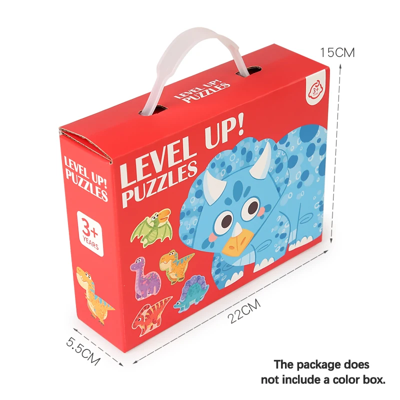 กล่องของขวัญปริศนาเพื่อการศึกษา 6-in-1 สำหรับเด็ก ของเล่นที่เหมาะสำหรับผู้เริ่มต้น เกมพกพาสำหรับการเดินทาง ของขวัญที่เหมาะสำหรับเด็ก พร้อมภาพประกอบที่สนุกสนาน