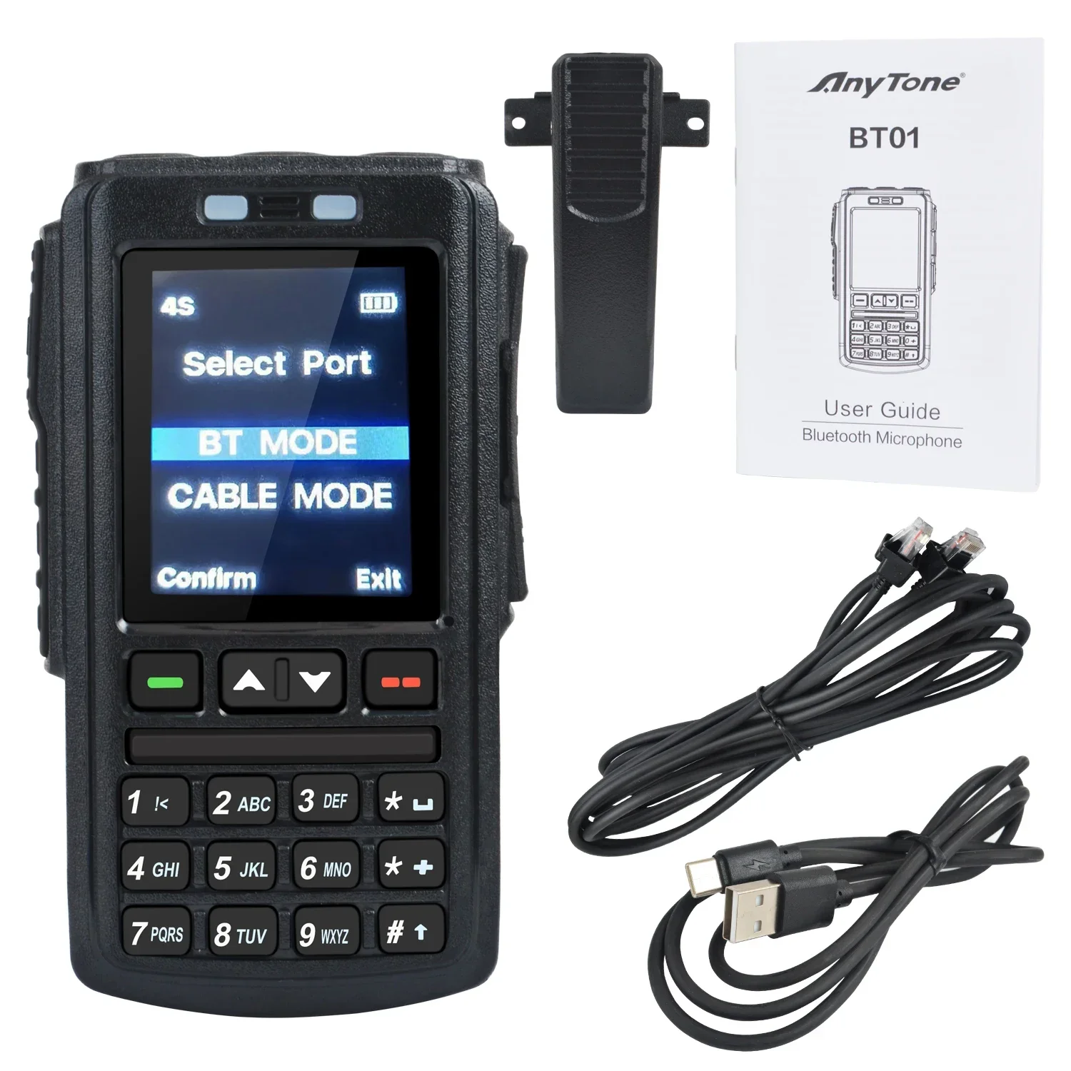 Anytone AT-D578UV Plus AT-D578UVIII Plus AT-D578UV Pro AT-D578UVIII Pro Walkie Talkie Bluetooth-микрофон BT01