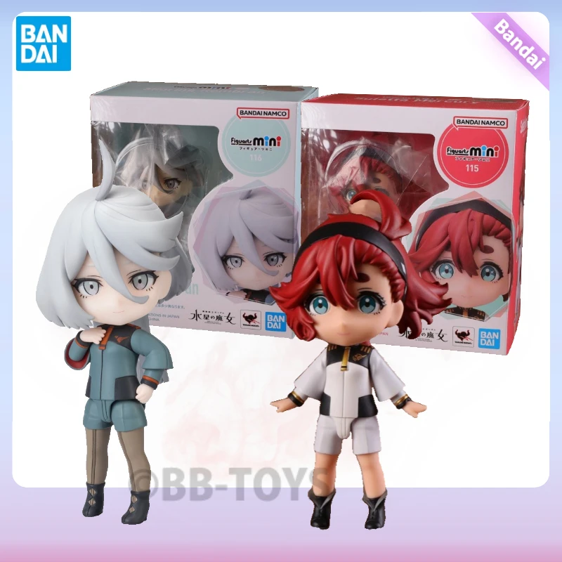 Bandai DIE Hexe VON MERCURY Anime Figuarts mini MIORINE REMBRAN Action Figur Spielzeug Für Kinder Geschenk Sammeln Modell Ornamente