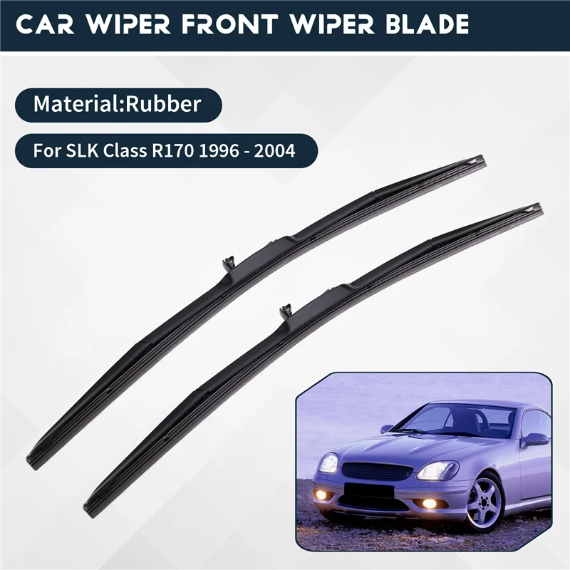 Karet Wiper Depan Baru 22+22 Inch Untuk Mobil SLK Class R170 1996-2004 Hook Windshield Windscreen