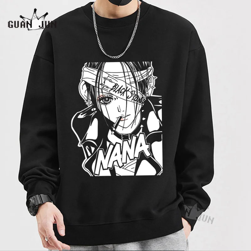 

Anime Nana Osaki Print Sweatshirts Men Women Funny Hoodies Autumn Fashion Harajuku Long Sleeve Pullover Tops Autumn Clothing