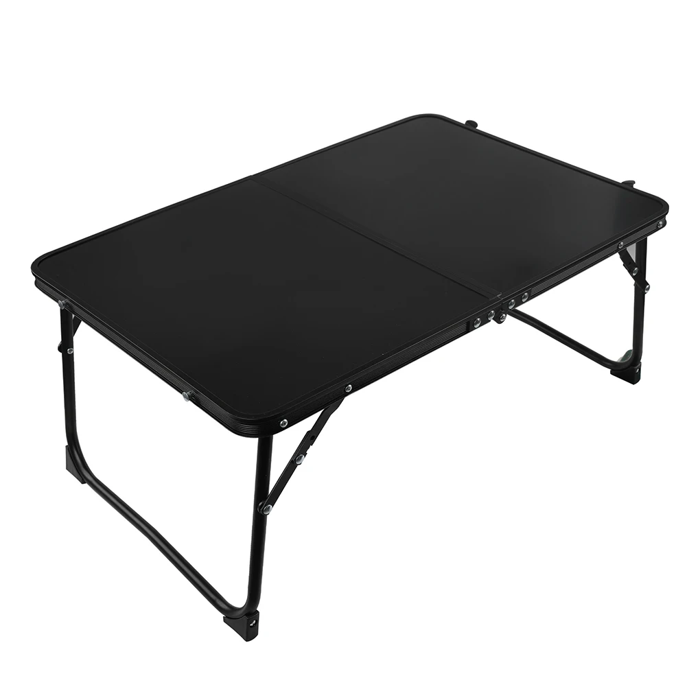 

Portable Folding Table Indoor Outdoor Stable Foldable Table With Rubber Handle For Traveling Beach Garden Patio Camping Tailgati