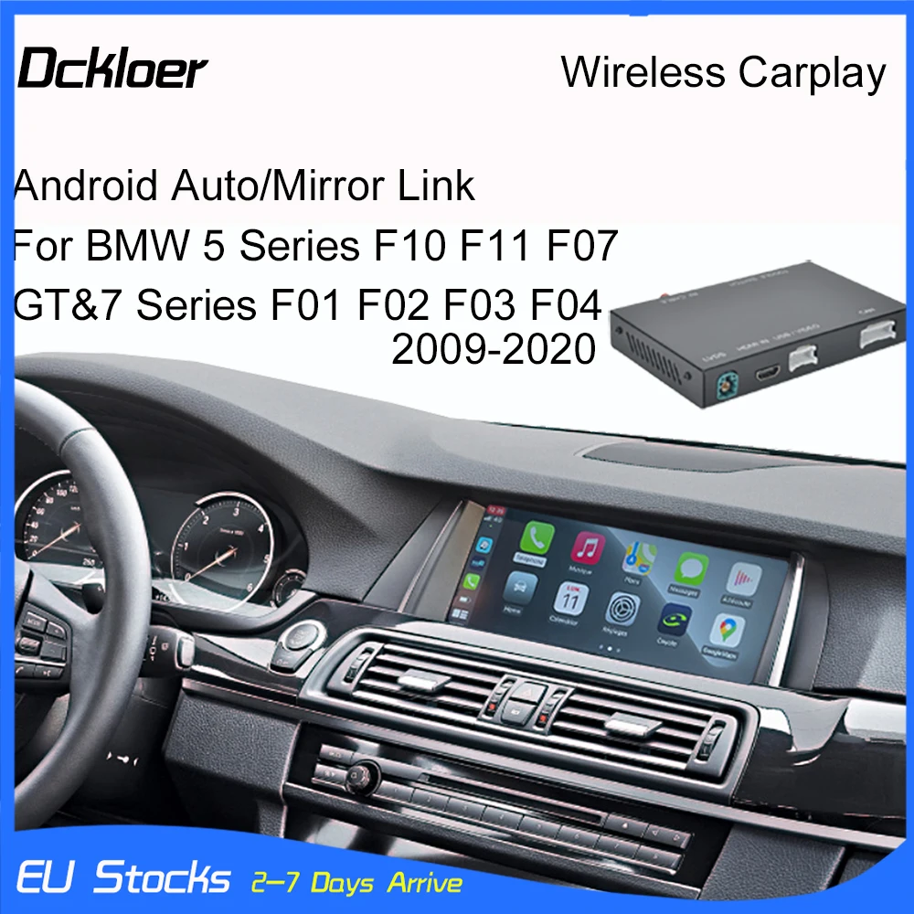 Wireless CarPlay For BMW 5 7 Series F10 F11 F07 GT F01 F02 F03 F04 2009-2020 With Android Mirror Link AirPlay Car Play Youtube