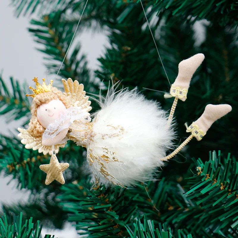 Christmas Angel Dolls 2023 New Year Gifts Navidad 2022 Xmas Tree Ornaments Christmas Decorations for Home Natal Noel Fall Decor