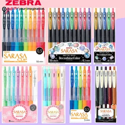 Japan Zebra Sarasa Gel Pen JJ15 Juice Color Gel Ink Pen Student Note making hand account dedicated Stationery School Supplies