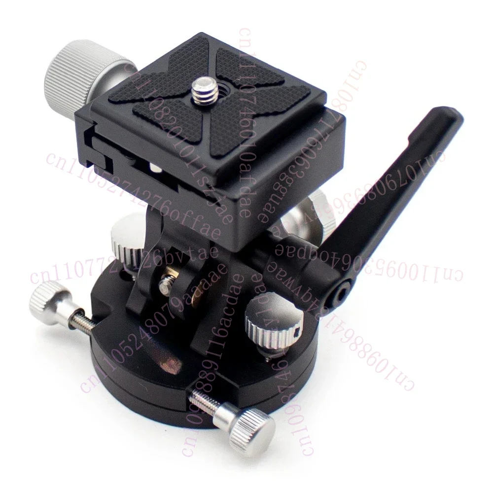 Universal Equatorial Mount Latitude Adjustment Base Fine-Tuning Photography Accessory with Multi-Function Micro Adjustment