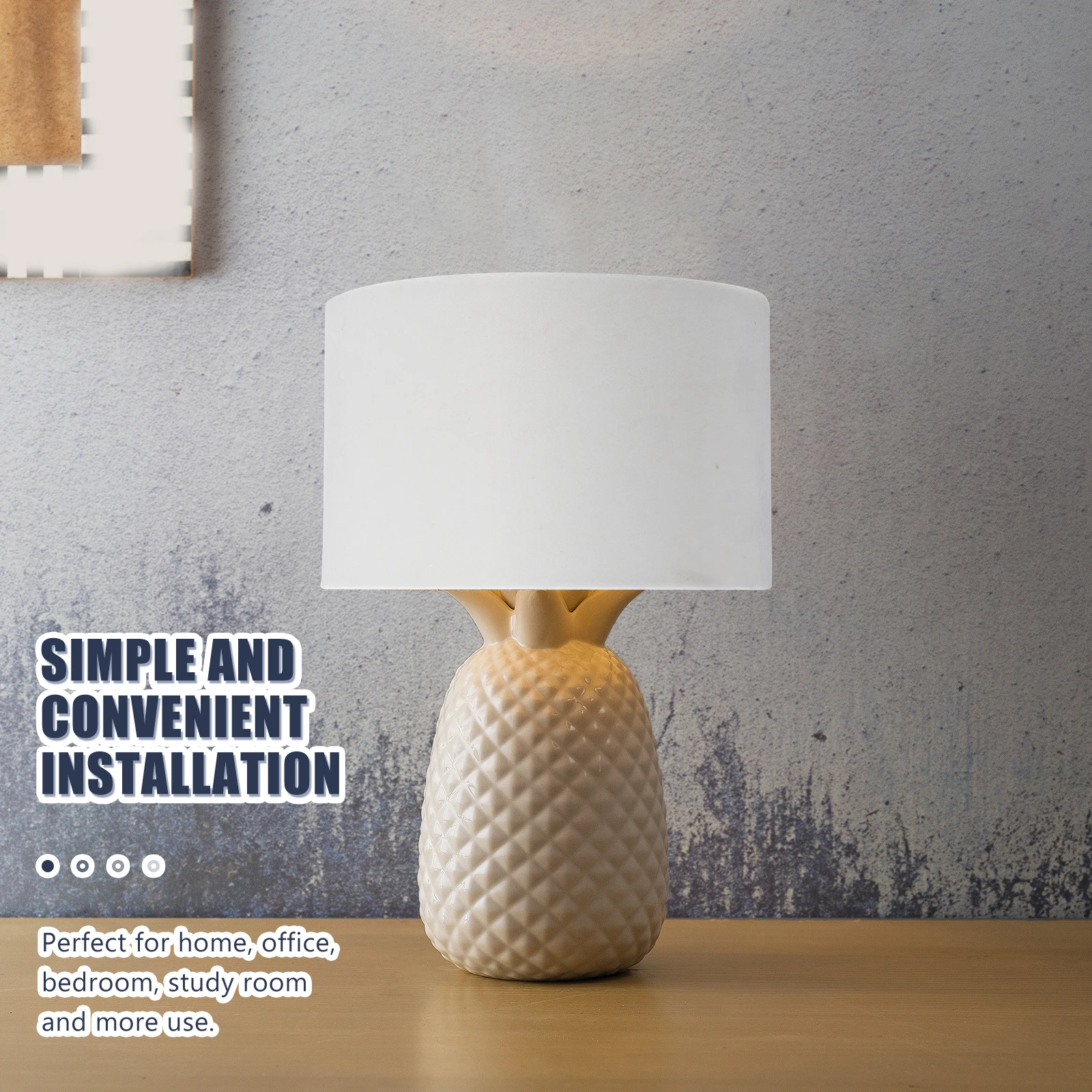 Lampshade Cover Cloth Craft For Bedroom Table Light Dust Protection Simple Decorative Light Shell Home Decor Accessory