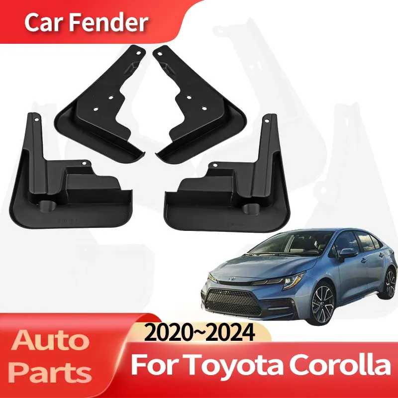 

Auto Accessories For Toyota Corolla E210 2020~2024 Car Fender Anti-sand Splash Mud Guard Skin Punch-free Installation Car Tools