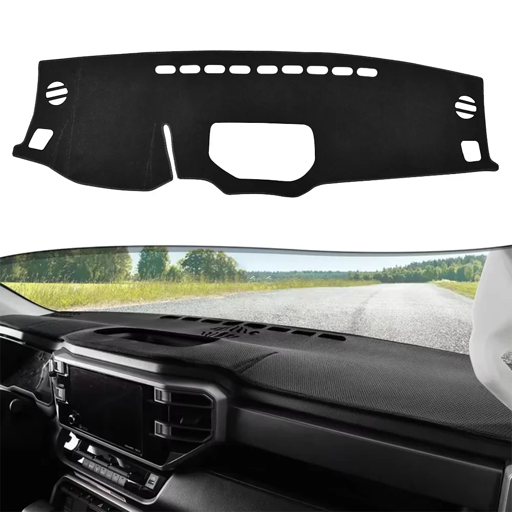 

Pop Car Dashboard Cover For Toyota Tundra 2014 - 2020 2021 Dash Mat Cover Pad Glare UV Rays Protector Carpet Car Accessories
