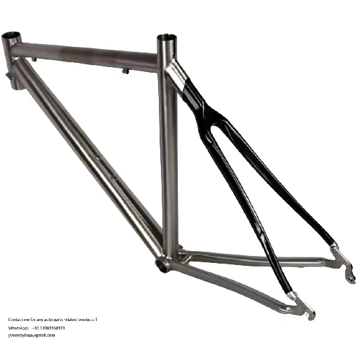 Titanium & Carbon Bike Frames Custom Ti Mixed Carbon Bike Frames Titanium Bike Frames 700C