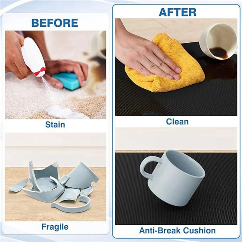 

A51M-Мягкие кухонные коврики против усталости для пола, водонепроницаемый кухонный коврик для кухни, пола, офиса, черный