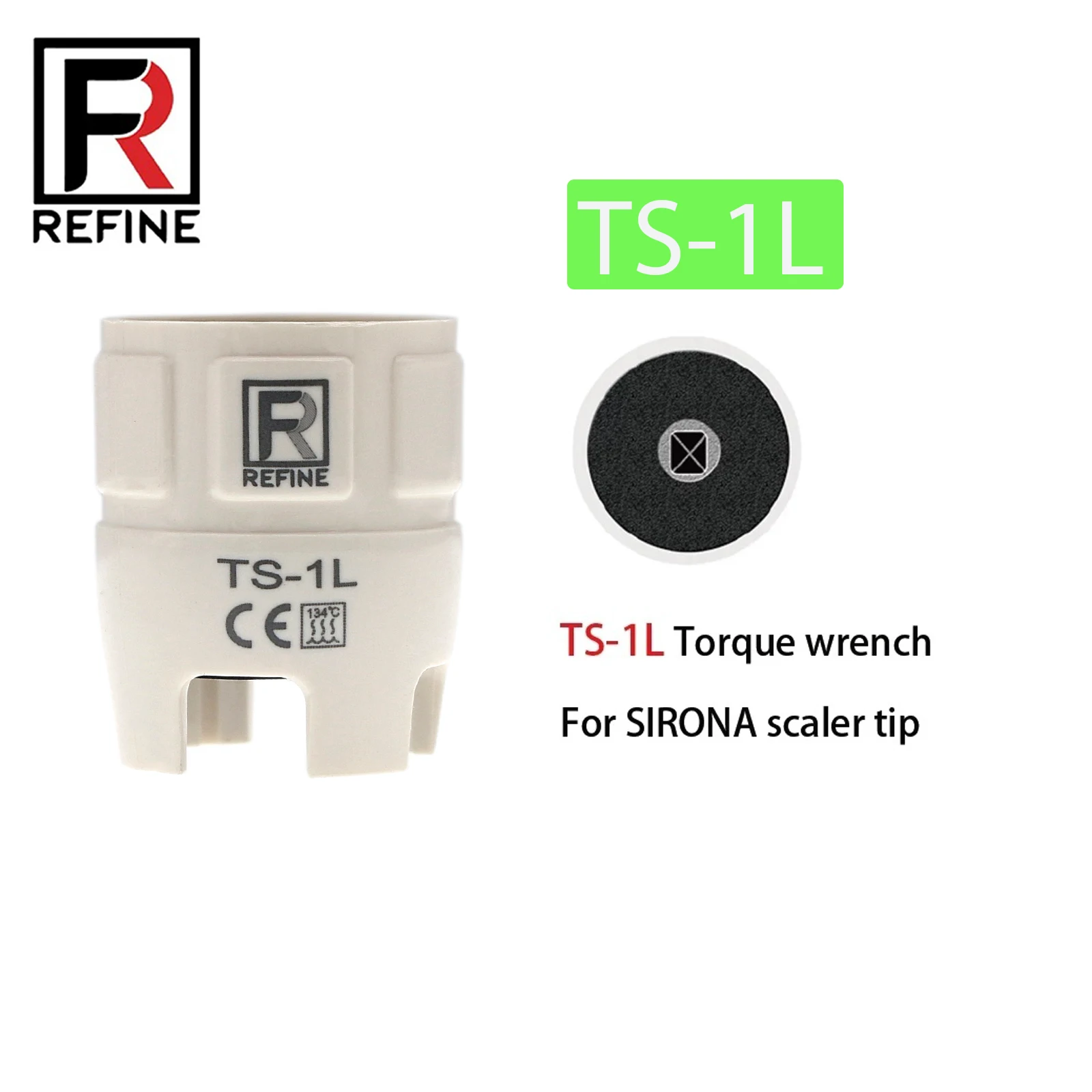 

1/2/5 PCS Refine Dental Ultrasonic Scaler Tip TS-1L Torque Wrench fit SIRONA Scaler Tips Autoclavable