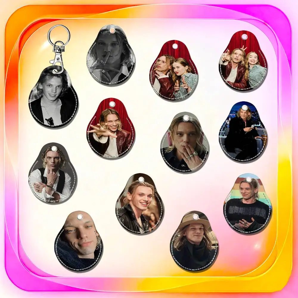 Pour Jamie Campbell Bower, étui pour AirTag, porte-cartes, porte-clés, badge d'identification, accessoire pour carte de crédit et carte bancaire, coque pour AirTag.