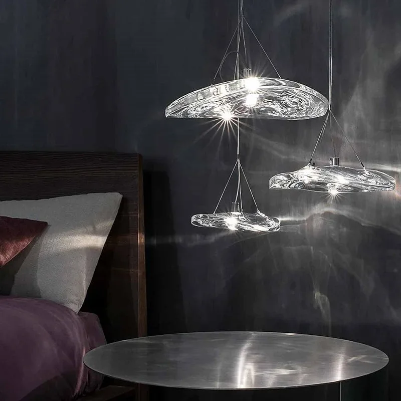 

Nordic Italian Restaurant Bedroom Light and Shadow Interlaced Dream Design Chandelier Study Bar Pandent Lights Home Decoration