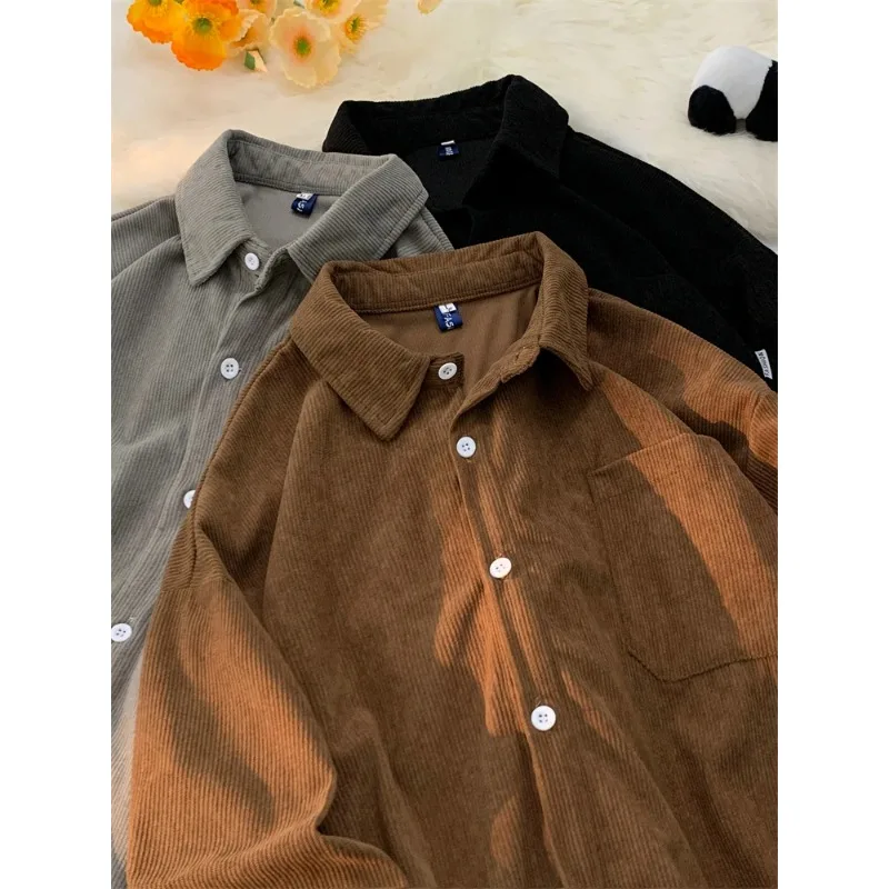 

Men's Spring Autumn Faion Casual Collar Teen Loose Leisure Coat Outerwear