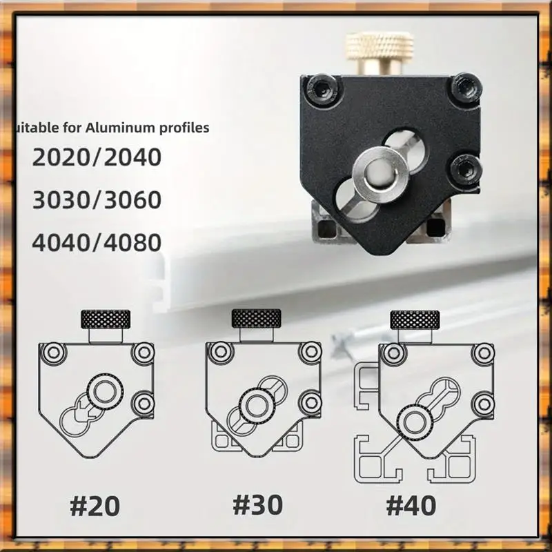 سبتمبر N12R محدد الرقصة المدمجة دليل التنصت أداة مساعدة متعددة الاستخدامات ل 20/30 40 نوع الملامح الألومنيوم