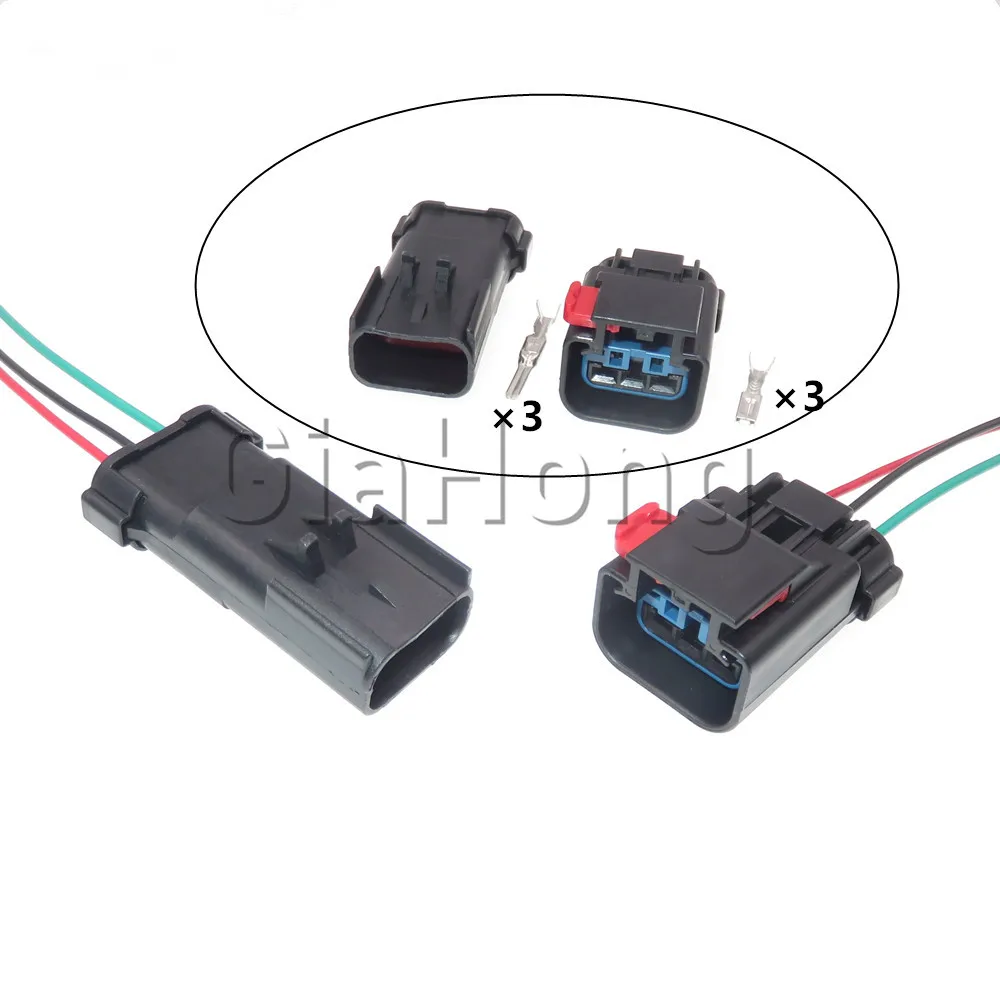 

Комплект из 3-контактных разъемов 54200308 54200312 для фар, водонепроницаемый разъем датчика положения коленвала FCI Apex 2.8 мм