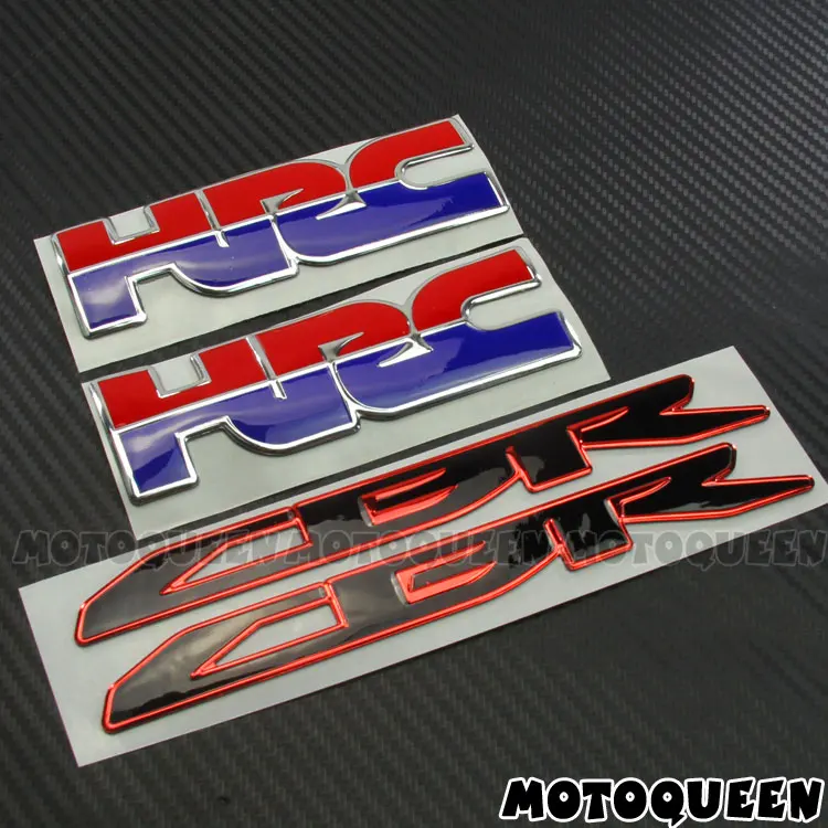 Motorcycle 3D Chrome Reflective Decals Pvc Stickers For HRC CBR F4i 250R 300R 500R 650R 650F 600 1000 RR 600RR 1000RR 929RR