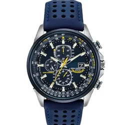 Blue Angel Generation Wtches Men's Luxury Quartz Wristwatches Radio Night Glow Energy Multi Functional Business Watch