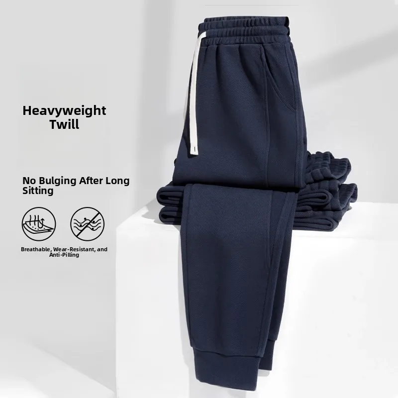 

Спортивные брюки свободного кроя из плотной ткани, королевский синий, удлиненные, повседневные, молодежные, осенние, спортивные штаны