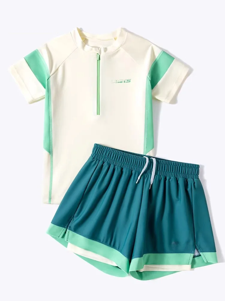 children's-swimming-suits-boys'-two-piece-swimwear-professional-teenage-swimming-clothes-for-medium-to-large-children