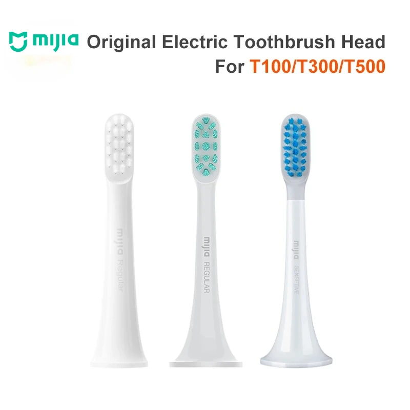 3 sztuk oryginalny MIJIA T100 T300 T500 główki do szczoteczek do zębów sonicznych szczoteczka do zębów głowice zamienne Sonic higiena jamy ustnej Mi Oral Clean