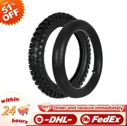 Black Front Rear Wheel Tire Tube Kit 70/100-19 90/100-16 Tire Assembly For Dirt Pit Bike 50-150CC