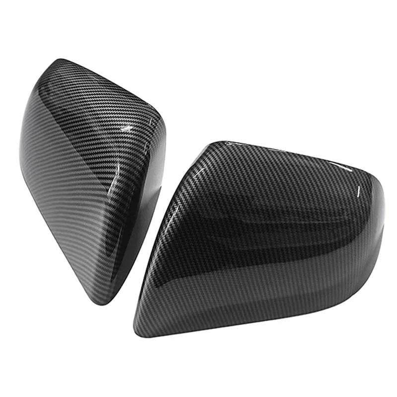 

Portable Car Rearview Mirror Cover Carbon Fiber For Tesla Model 3 2017-2024 Rearview Mirror Cap Decorative Modified