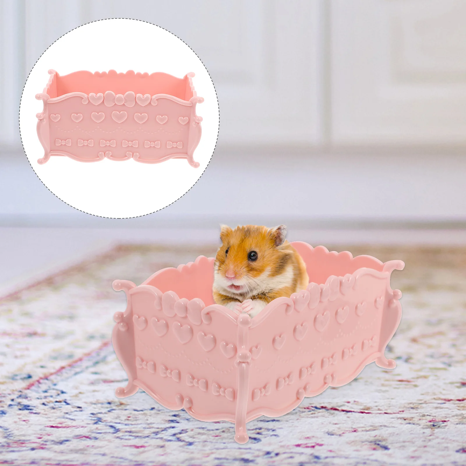 

Hamster Bathroom Chinchilla Bathtub Pet Little for Supply Sandbox Small Animals