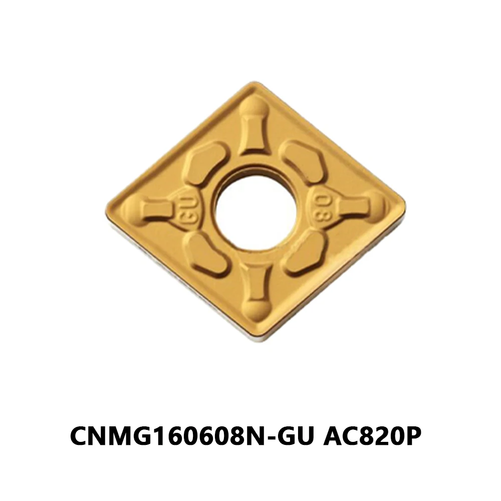 80° Blade CNMG 120404 CNMG120404 120404N N GU CNMG120404N-GU AC830P Original Carbide Plate CNC Lathe Cutter Machine Holder Knife