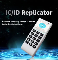 RFID 125Khz 13.56MHZ Copier Duplicator Cloner Handheld NFC IC Card Reader &Writer Access Control Card Tag Duplicator NFC Signage