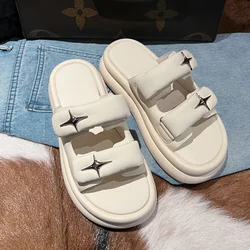 5cm Platform Slippers Summer Women's Clogs Indoor Home Slides Casual Shoes Female Outdoor Garden Shoes Beach Sandals Flip Flops