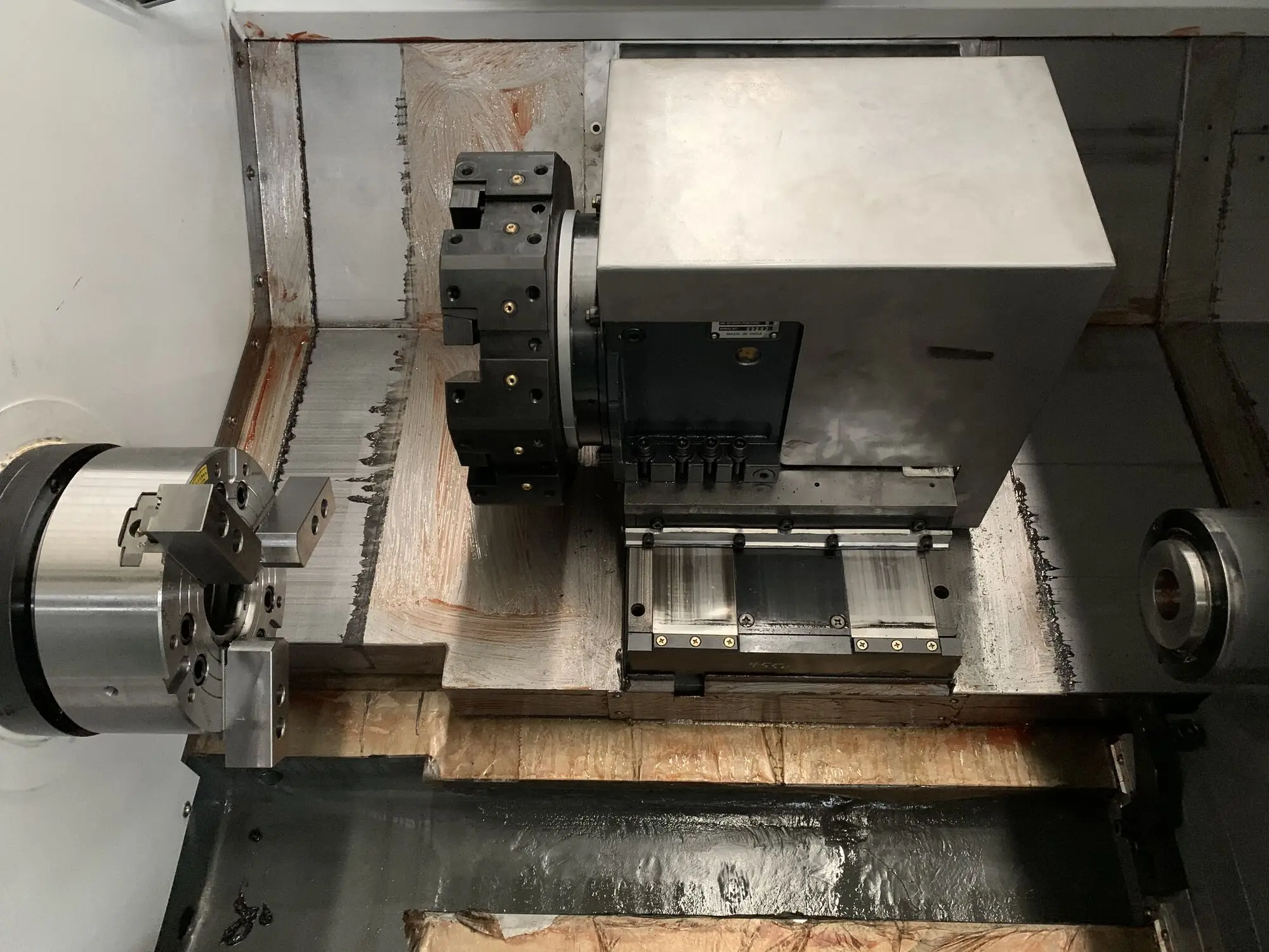 CNC Vertical Milling Turning, Lathe Hine com Driving Tools